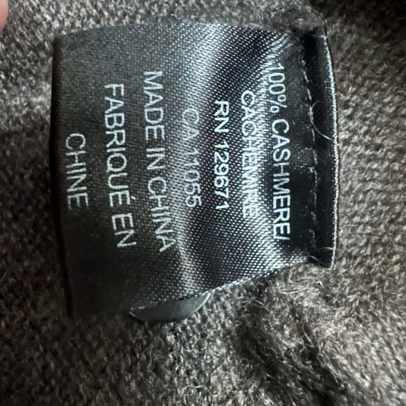 Skull Cashmere Women's Brown Skull Print Cardigan Cashmere Sweater Size S - Picture 12 of 12